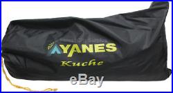 Yanes Kuche 12x12 Foot Screen Gazebo Tent with Flaps