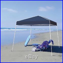 Z-Shade 10' x 10' Angled Leg Instant Shade Canopy Tent Portable Shelter, Navy