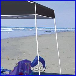 Z Shade 10' x 10' Outdoor Portable Black Canopy Tent + Screen Shelter Attachment