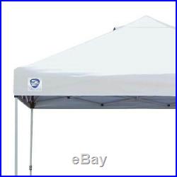 Z-Shade 10' x 10' Straight Leg Portable Instant Shade Tent Outdoor Canopy, White