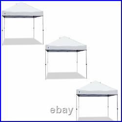 Z-Shade 10' x 10' Straight Leg Portable Instant Shade Tent, White (3 Pack)