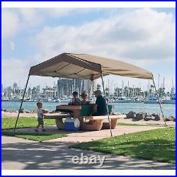 Z-Shade 12 x 14 Foot Panorama Instant Pop Up Outdoor Canopy Tent, Tan