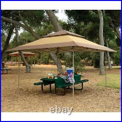 Z-Shade 13 x 13 Foot Instant Gazebo Canopy Patio Shelter Tent, Tan Brown (Used)