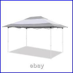 Z-Shade 14 x 10 Foot Prestige Instant Shade Outdoor Canopy Shelter, Grey & White