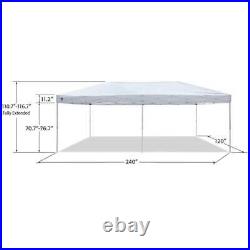 Z-Shade 20 x 10 Foot Everest Instant Canopy Camping Outdoor Patio Shelter (Used)