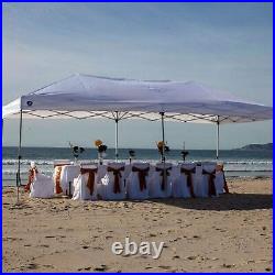 Z-Shade 20x10 Ft Everest Instant Canopy Camping Patio Shelter, White (Open Box)