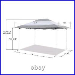 Z-Shade Prestige Instant Canopy Outdoor Tent, Grey White (Refurbished)